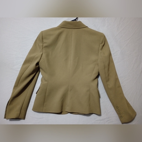 Anne Klein Green Blazer One Button Size 2P Career Work Wear Occupational Preppy - Picture 7 of 10